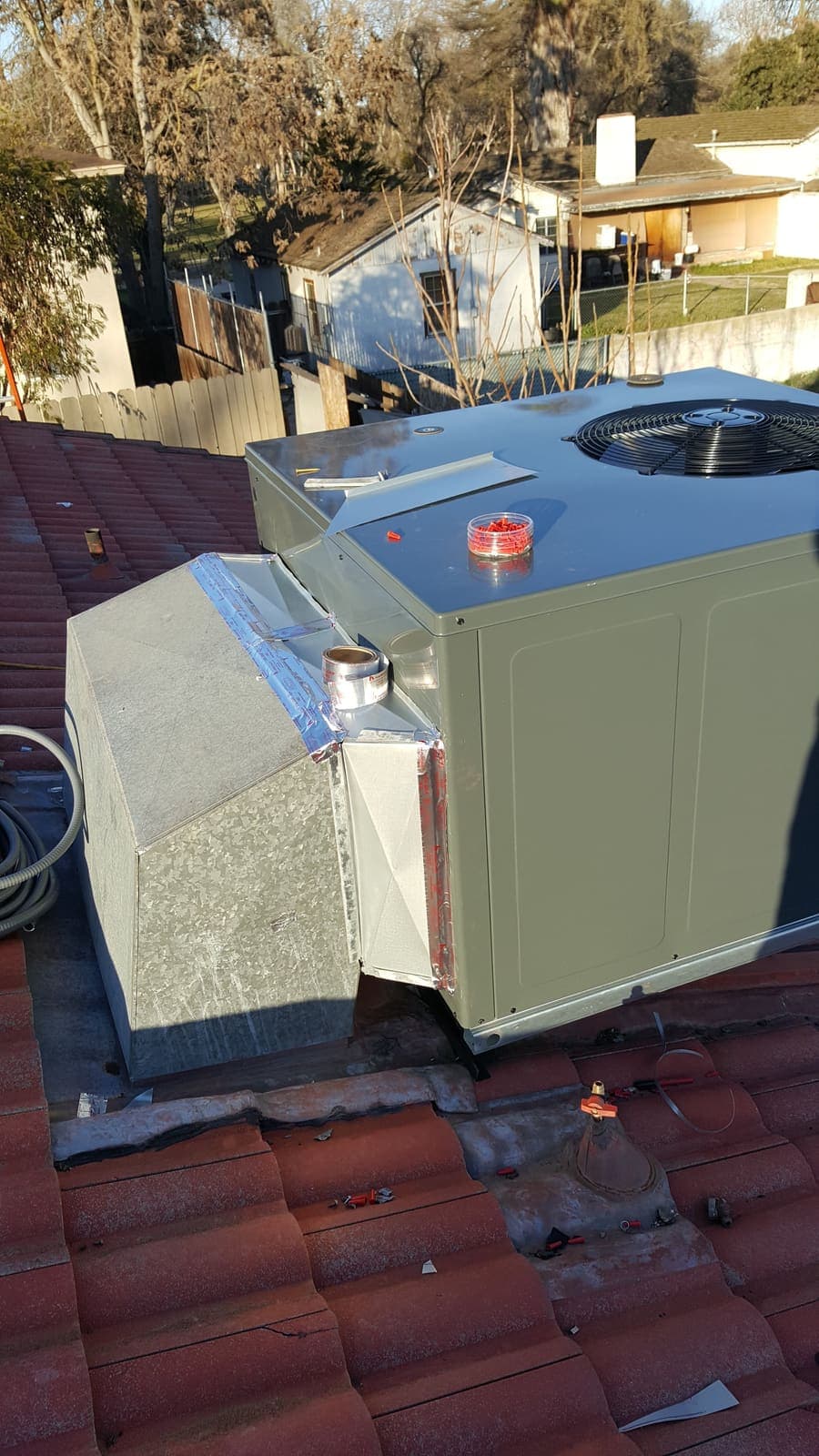 New Goodman Package Unit Install
